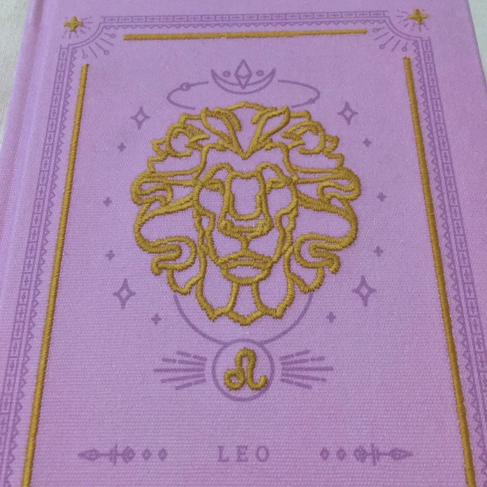 Leo Zodiac Hardcover Journal